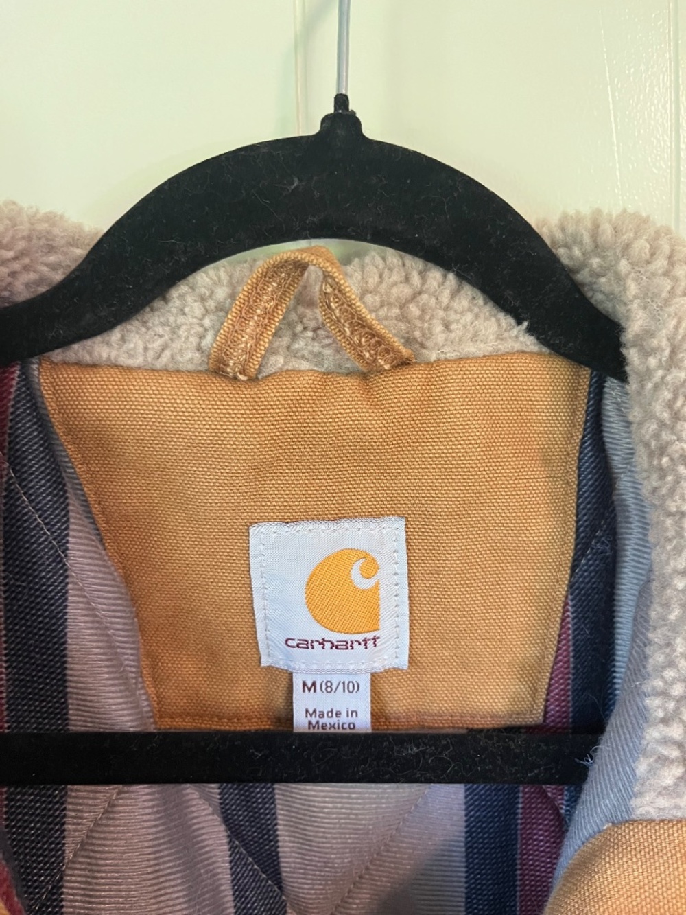 Carhartt Women’s Sherpa-Lined Utility Jacket, M 8-10 - Picture 3 of 3